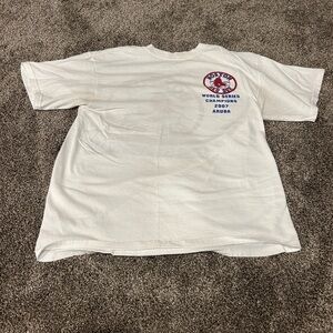 LARGE BOSTON RED SOX WORLD SERIES SHIRT